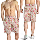 Swallow Pattern Print Design 01 Men Shorts