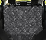 Beer Hand Drawn Pattern Dog Car Seat Covers