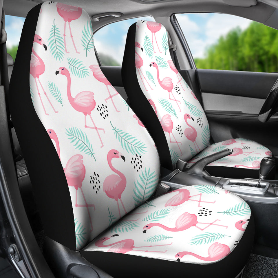 Cute Flamingo Pattern Universal Fit Car Seat Covers