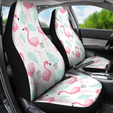 Cute Flamingo Pattern Universal Fit Car Seat Covers