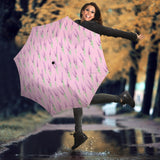 Lavender Pattern Pink Background Umbrella