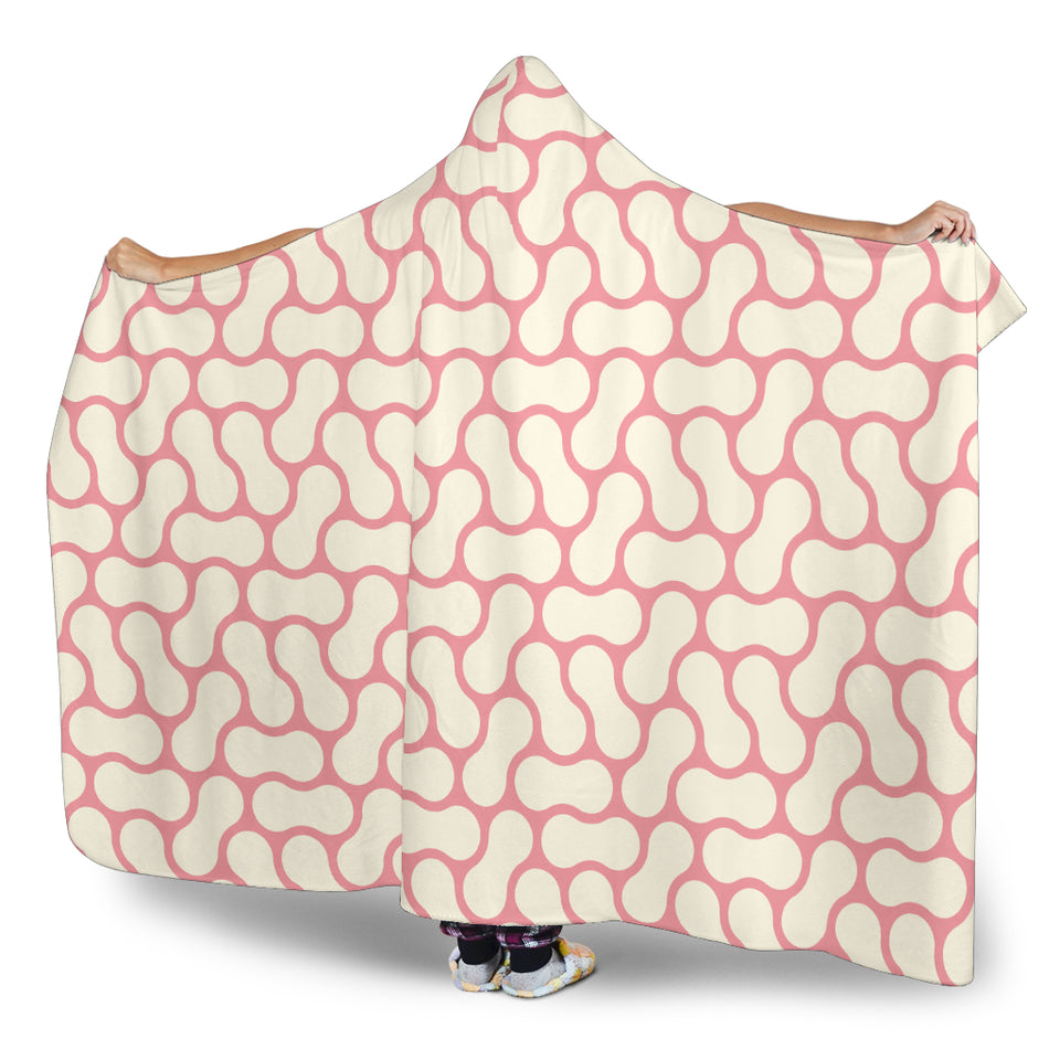 Peanuts Texture Pattern Hooded Blanket