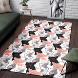 Pig Pattern Print Design 05 Area Rug