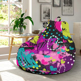 Heart Dot Wave Star Creative Design Pattern Bean Bag Cover