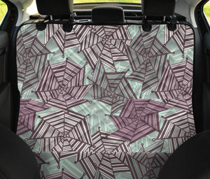 Spider Web Cobweb Design Color Pattern Dog Car Seat Covers