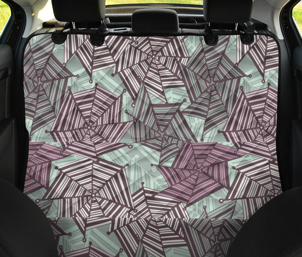 Spider Web Cobweb Design Color Pattern Dog Car Seat Covers