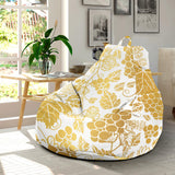 Gold Grape Pattern Bean Bag Cover
