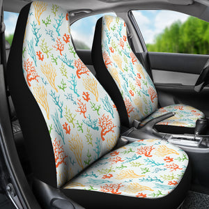 Coral Reef Pattern Print Design 02 Universal Fit Car Seat Covers
