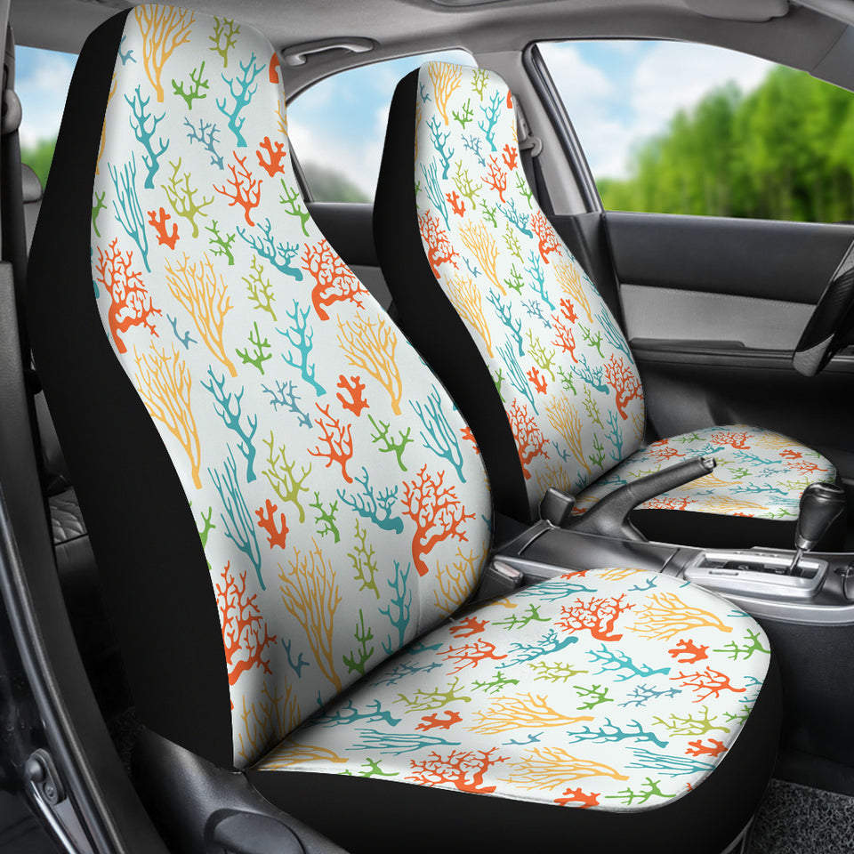 Coral Reef Pattern Print Design 02 Universal Fit Car Seat Covers