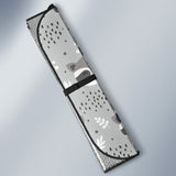 Cute Raccoons Leaves Dot Car Sun Shade