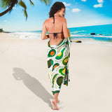 Avocado Design Pattern Sarong