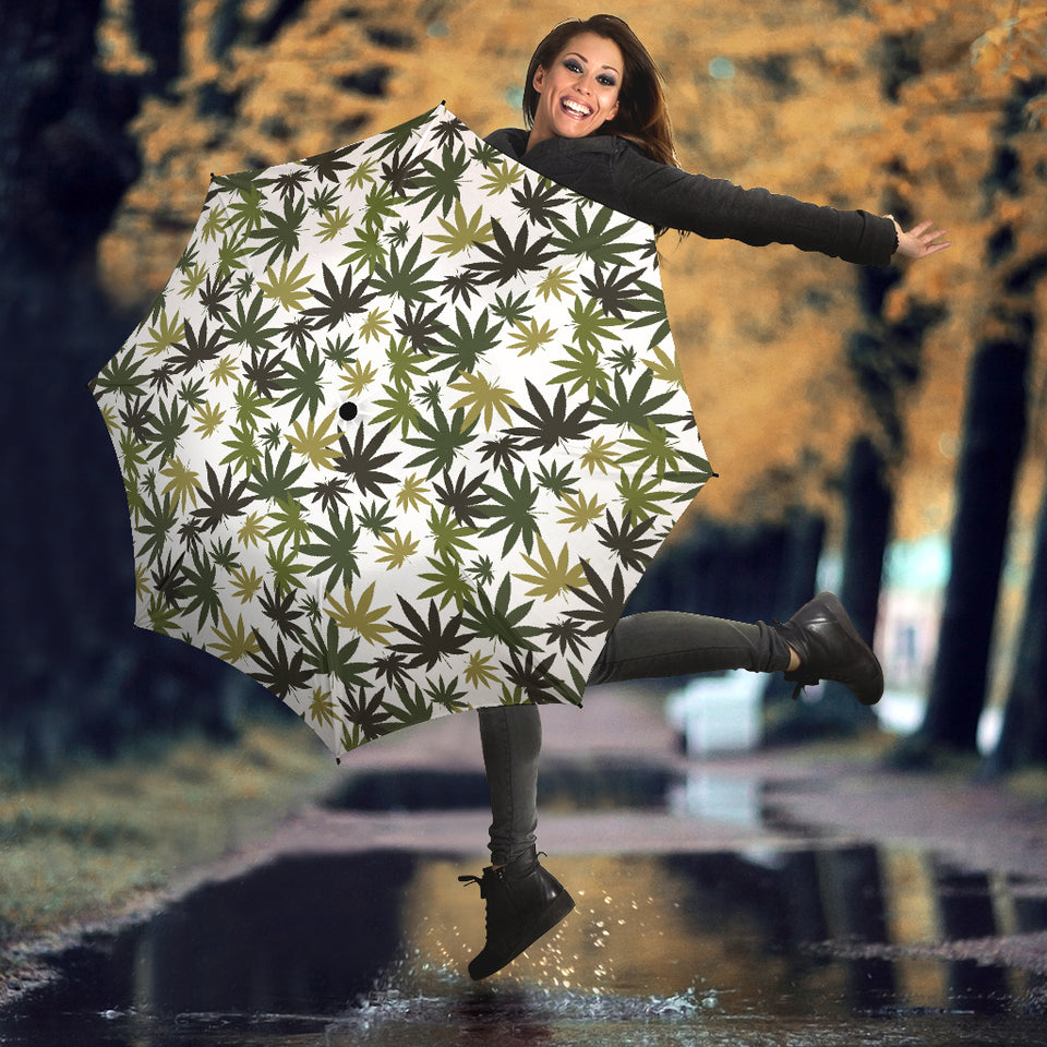 Canabis Marijuana Weed Pattern Print Design 05 Umbrella