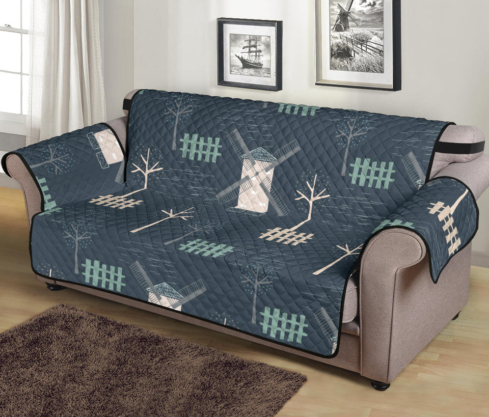 windmill tree pattern Sofa Cover Protector