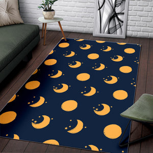 Moon Star Pattern Area Rug
