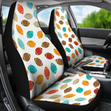 Colorful American Football Ball Pattern Universal Fit Car Seat Covers