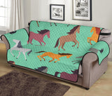 Colorful horses pattern Sofa Cover Protector