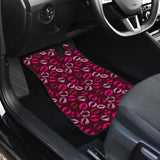 Lips Pattern Print Design 03 Front Car Mats