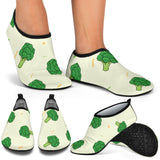 Broccoli Pattern Aqua Shoes