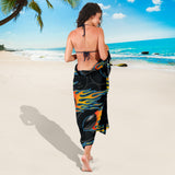 Bowling Balls Flame Pattern Sarong