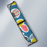 Colorful Mushroom Design Pattern Car Sun Shade