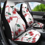 Hand Drawn Cherry Pattern  Universal Fit Car Seat Covers