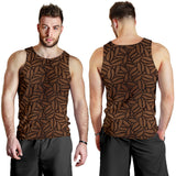 coffee bean pattern Men Tank Top
