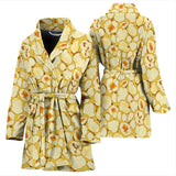 Popcorn Pattern Print Design 04 Women's Bathrobe