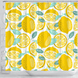 Lemon Design Pattern Shower Curtain Fulfilled In US
