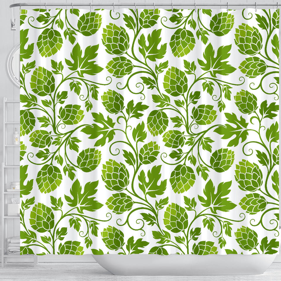 Hop Design Pattern Shower Curtain Fulfilled In US