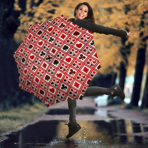Casino Cards Suits Pattern Print Design 03 Umbrella