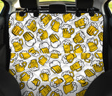 Beer Design Pattern Dog Car Seat Covers