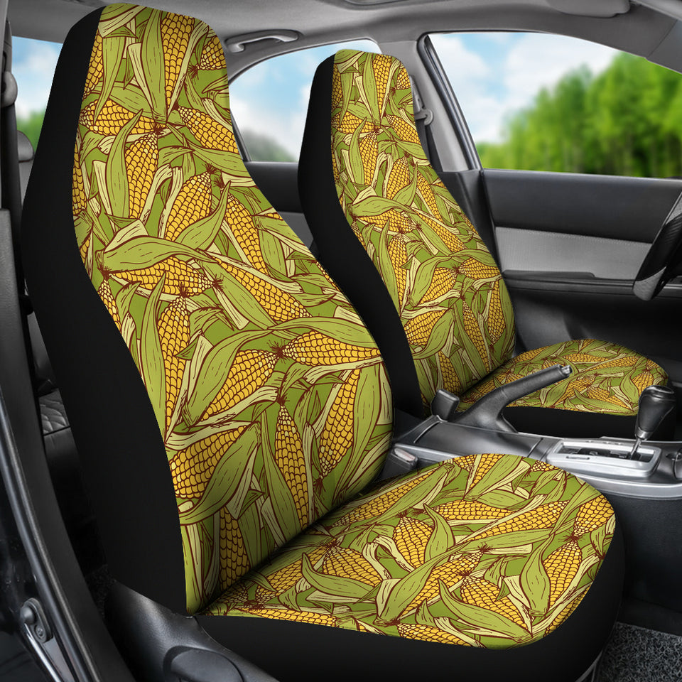 Corn Pattern Print Design 01 Universal Fit Car Seat Covers