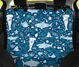 Cute Shark Pattern Dog Car Seat Covers