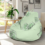 Broccoli Sketch Pattern Bean Bag Cover