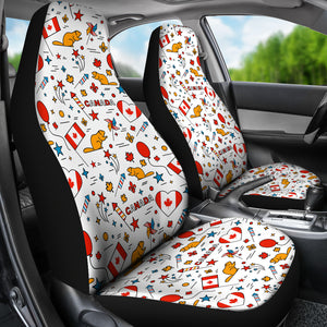 Canada Pattern Print Design 03 Universal Fit Car Seat Covers