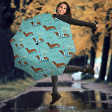 Dachshund Decorative Background Umbrella