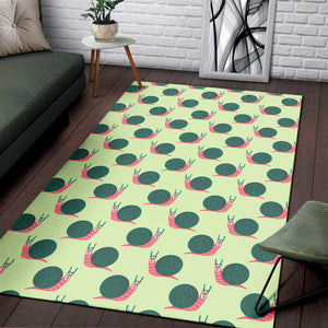 Snail Pattern Print Design 04 Area Rug