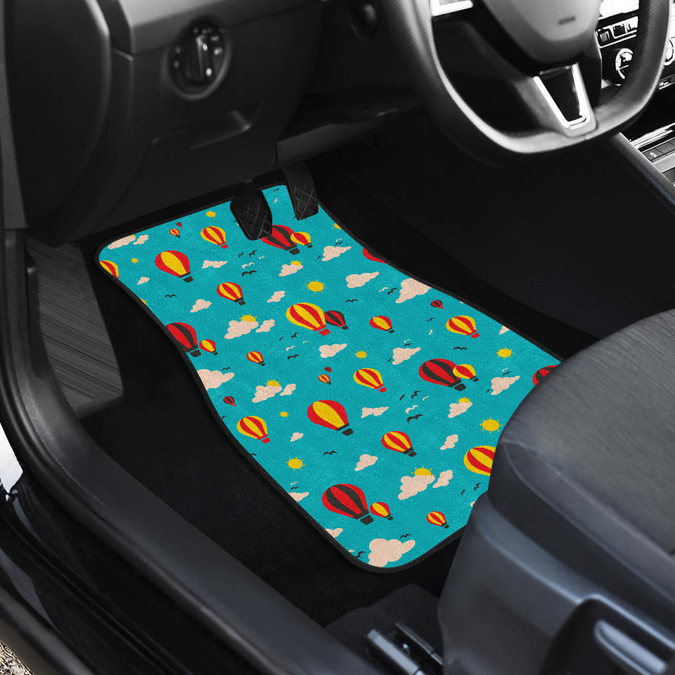 Hot Air Balloon Sky Pattern Front Car Mats