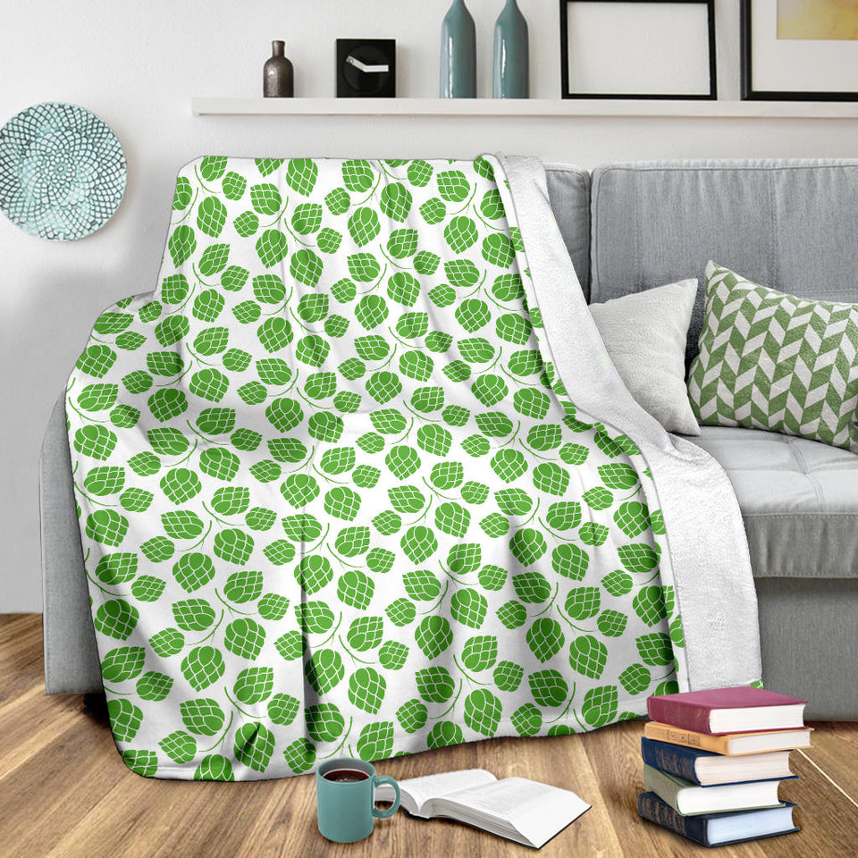 Hop Pattern Background Premium Blanket