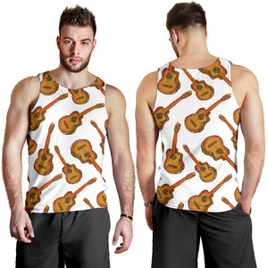 Paint Guitar Pattern Men Tank Top