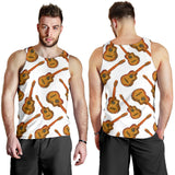 Paint Guitar Pattern Men Tank Top