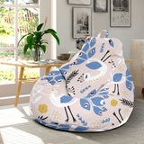 Cute Peacock Pattern Bean Bag Cover