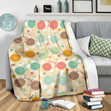 Bicycle Pattern Print Design 01 Premium Blanket
