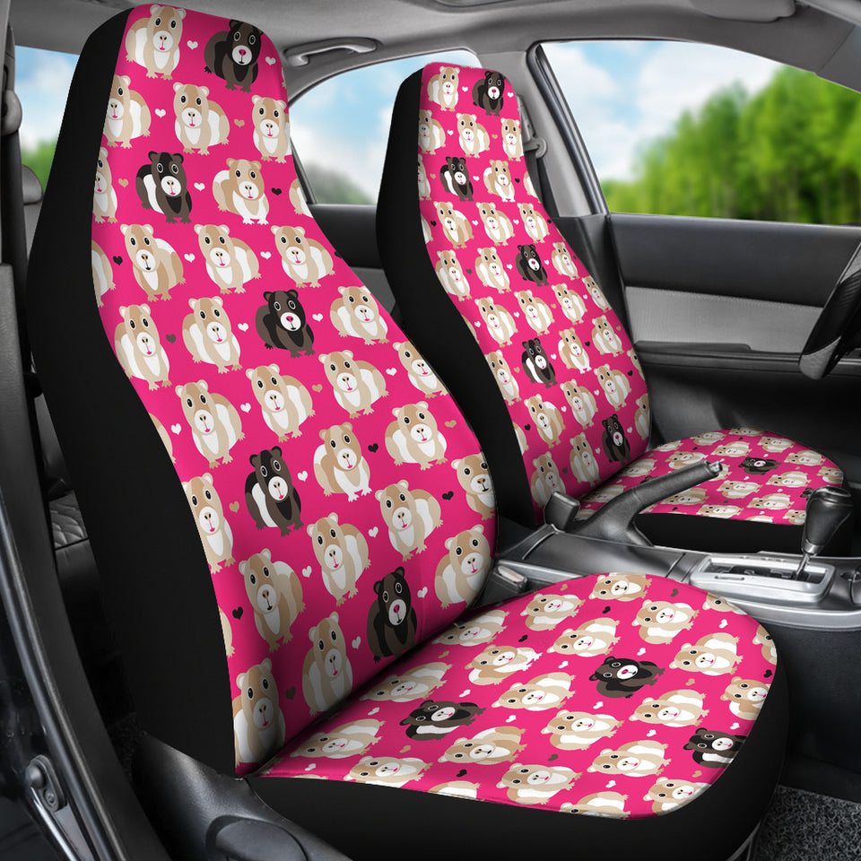 Guinea Pig Pattern Print Design 01 Universal Fit Car Seat Covers