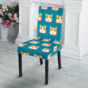 Guinea Pig Pattern Print Design 03 Dining Chair Slipcover