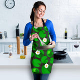 Frog Waterlily Pattern Adjustable Apron