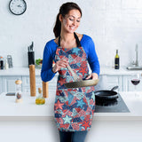 Hand Drawn Colorful Starfish Adjustable Apron