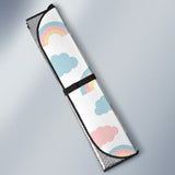 Cute Rainbow Clound Pattern Car Sun Shade