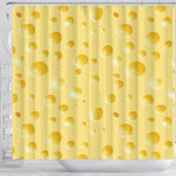 Cheese Texture Shower Curtain Fulfilled In US