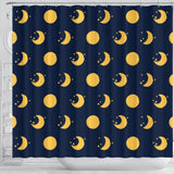 Moon Star Pattern Shower Curtain Fulfilled In US